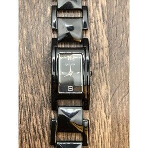 Valletta Women's Black Punk Style Watch New Battery